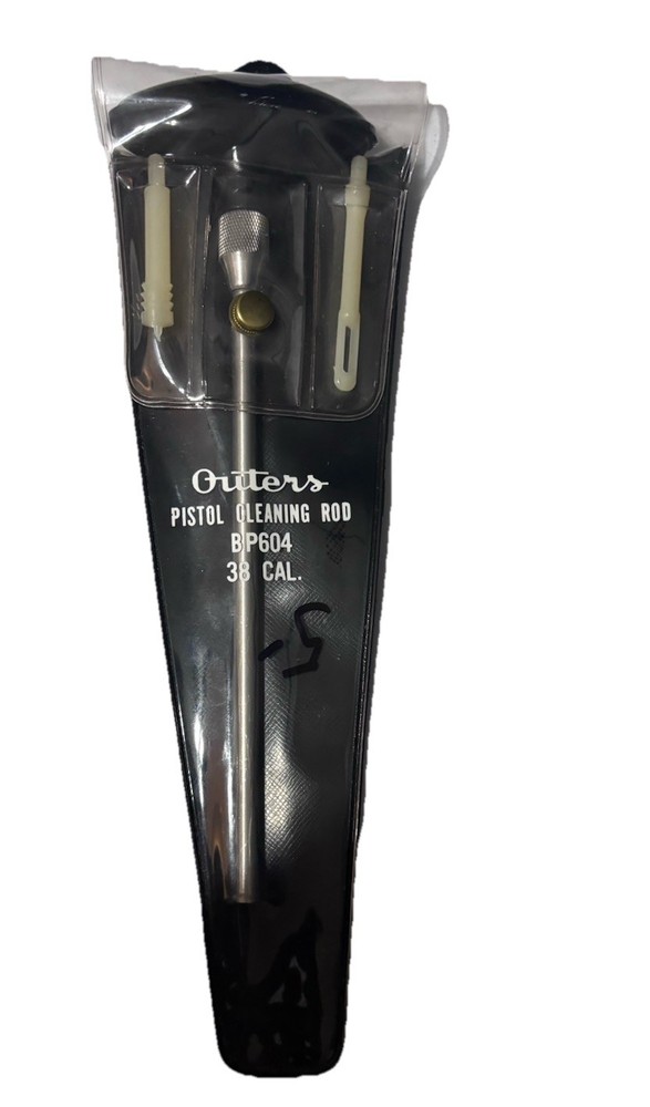 Vintage Outers Brand Pistol Cleaning Rod BP604 38 Cal. In Original Plastic Case