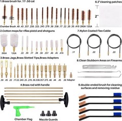 Gun Cleaning Kit Universal Pistol Cleaning Kit Rifle Handgun Shotgun Cleaning Ki