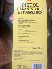 Hoppe’s No. 9 Pistol Cleaning Kit, All Calibers, Yellow Storage Box