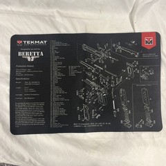 BERETTA 92 Gun CLEANING MAT – 11″ X 17″