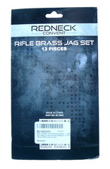 13-Piece Brass Jag Set with Storage Case for Rifle Cleaning and Maintenance [L]