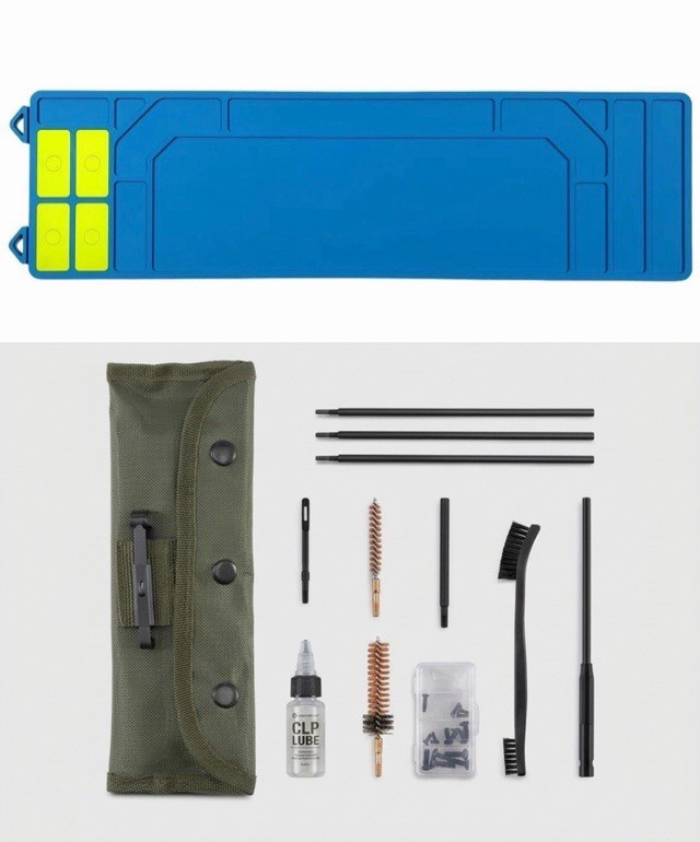 Long Gun Cleaning Mat for Rifle Pistol Glock Handgun Clean Pad & Cleaning Kit