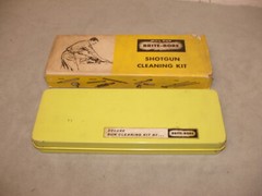 Vintage Brite-Bore shotgun cleaning kit mill run 12 20 gauge gun cleaner ad