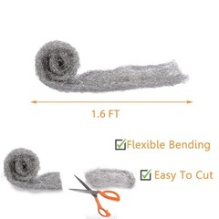 High-Quality 0000 Steel Wool Roll Kit – Safe Mouse Guard for Indoor & Outdoor