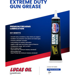 Lucas Oil 10889 Extreme Duty Grease Gun 1 oz Heavy Duty Lubricant (2 Pack)