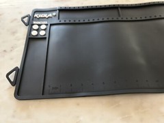 Large Gun Rifle Shotgun Cleaning Mat Anti-Slip Rubber Magnetic Organizer Ruler