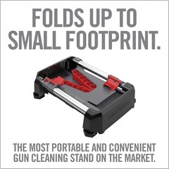 Speed Stand: Adjustable Rifle Vise with Non-Slip Feet for Easy Gun Maintenance