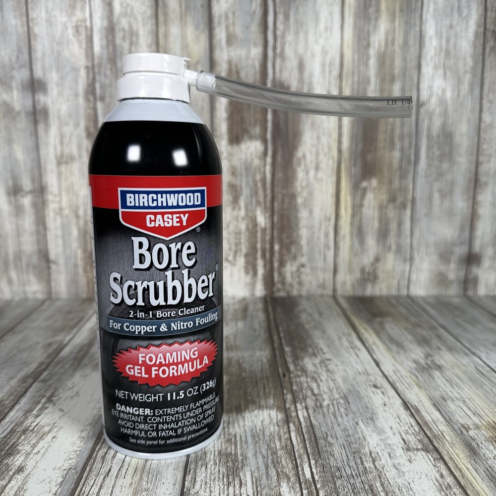 Gun Cleaner Bore Scrubber Foaming Gel Birchwood Casey 11.5 oz Aerosol Can 33643
