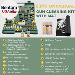 Gun Cleaning Kit, Universal Gun Cleaning Kit for All Caliber Shotgun Pistol Rifl