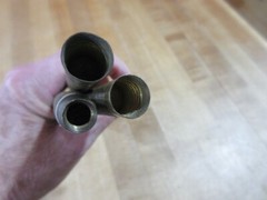 3 Piece Wood & Brass Cleaning Rod (w10) 4