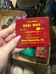 One dozen wool mops for gun cleaning No.471 outers onalaska wisconsin