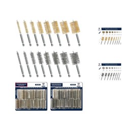 Professional 16-Piece Bore Brush Set for Rust & Paint Removal – 8 Sizes Included