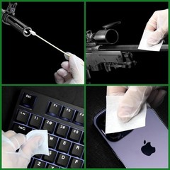 1700PCS Gun Cleaning Supplies—1500PCS Gun Cleaning Patches +200PCS 6’’ Pointe…