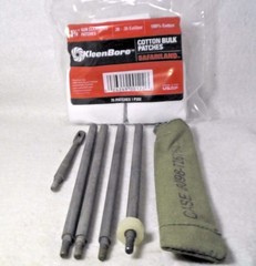 Your everyday essential gun cleaning kit with pads, 26″ long & 6.6″ disassembled