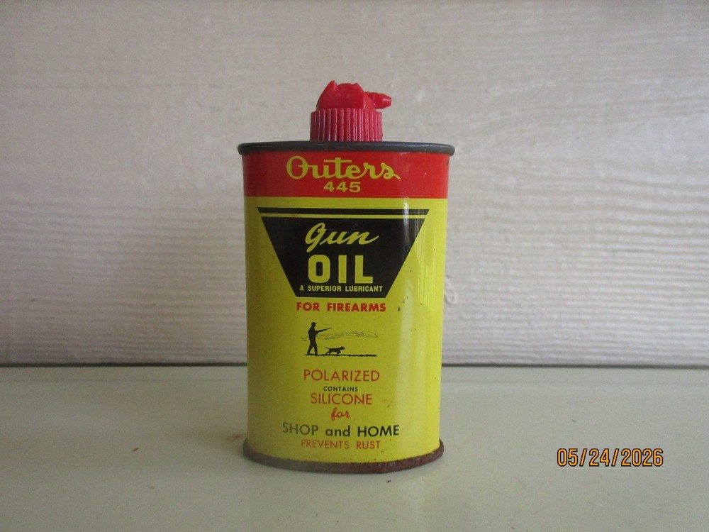 Vintage Outers 445 Gun Oil Can – Partially Full – 3 Oz.