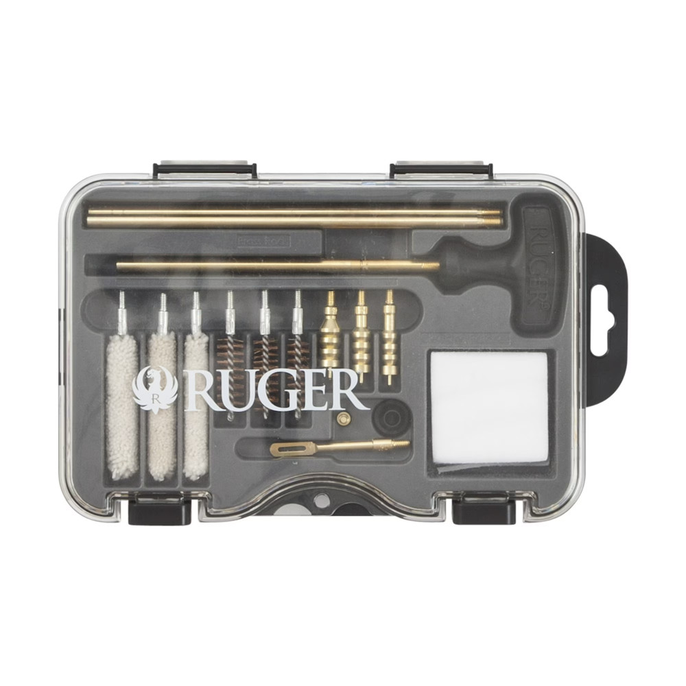 Ruger Universal Short Gun Cleaning Kit, Brass Cleaning Rods, Multi Caliber, 0.22
