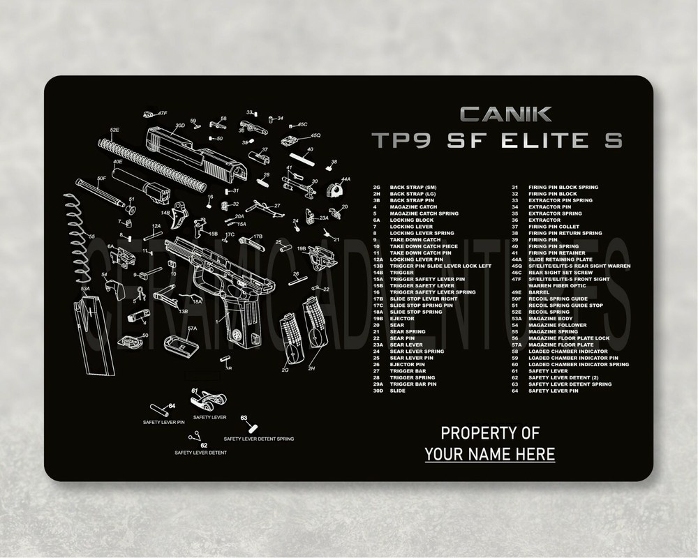 CANIK Bench Mat Gun Cleaning CHOOSE YOUR STYLE Gaming Mouse Mat