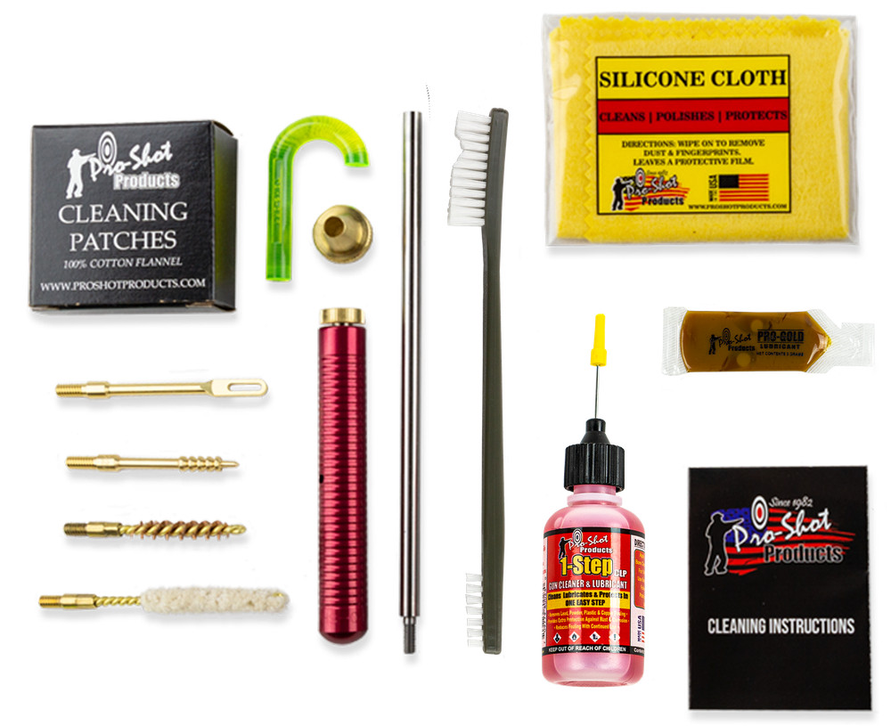 Pro-Shot Classic Box Kit .22-.223 Cal 5.56mm Rifle Cleaning Kit R22KIT