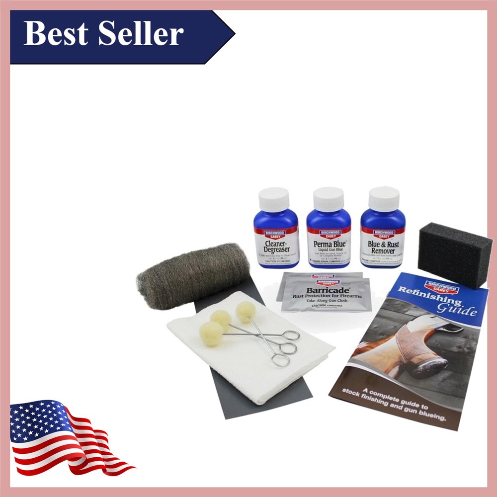 Advanced Gun Maintenance Set – Perma Blue Liquid and Protective Barricade Wipes