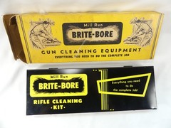 Vintage Mill Run Brite-Bore Gun Cleaning Equipment in Original Box