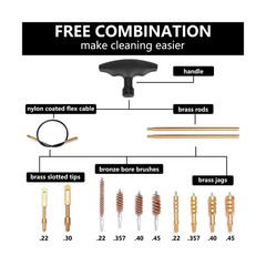 BOOSTEADY Universal Handgun Cleaning kit .22,.357,.38,9mm,.45 Caliber Pistol …