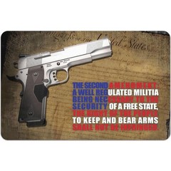 TekMat 2nd Amendment Handgun Cleaning Mat 11×17 Oil Resistant Rubber 17-2AMEND