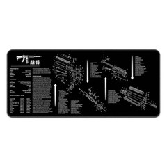 AR-15 Tactical Gun Cleaning Mat 35.4*15.7 Heavy-Duty Non-Slip Armorer Bench Pads