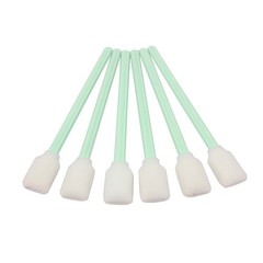 LOVEDAY 100pc 5.1″ Square Rectangle Foam Cleaning Swab Sticks for white