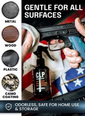 Gun Cleaning Oil – 6.8 Oz of All-in-One CLP (Cleaner, Lubricant, & Protectant)