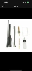 10 Piece .22 22LR .223 556 Rifle Gun Cleaning Kit Nylon Brush Cleaner with Pouch