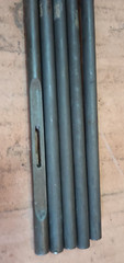Vintage military gun cleaning rod jag 5 piece M1 50 cal army M2 M3 M7