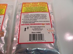 Pro-Shot Metal Care Cloth (Makes Polish Obsolete) # MMC New!