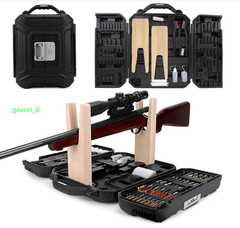 Universal Gun Cleaning Kit, All Calibers, Pistol Rifle Shotgun, Brass Rods