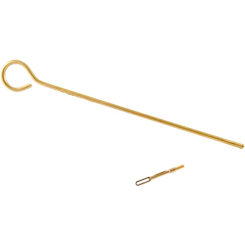 Dewey One-Piece 24” Brass Loop Rod #8-32 Thread W/ Slotted Tip – Made In USA