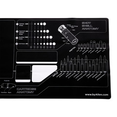 Waterproof Firearm Cleaning Mat, 45.5″L X 16″W, Black, Neoprene, N/A, .17 HMR an