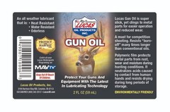2 Count Lucas Oil 10006 The Original Gun Oil, 2 Ounce Bottle