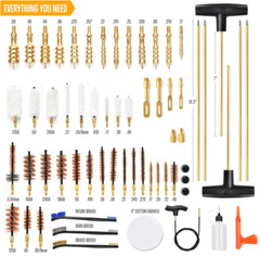 GLORYFIRE Elite Cleaning Kit–Universal 66pcs Set w Brass Brushes