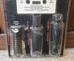 RARE VTG NEW Knight & Hale Coyote Howler Rabbit Squealer COMBO KIT 930 – 4 Piece