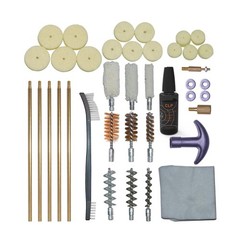 Universal Gun Cleaning Kit for 12/20/410 Gauge – Brushes, Oil, Patches & Rods
