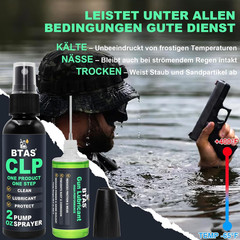 Gun Cleaner and Lubricant CLP Gun Oil Cleaning Kit Universal Spray Solvent 2O…
