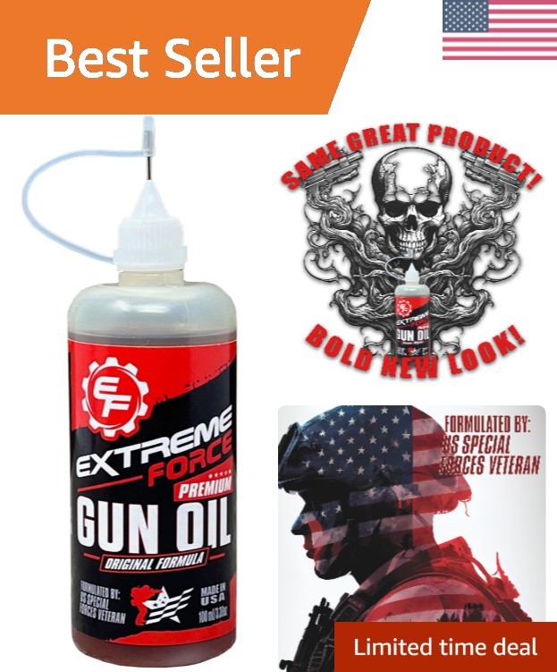 Firearms Lubricant – 100ml Heavy-Duty Oil, High Friction Protection