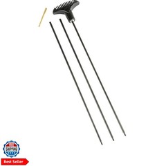 Three Piece Stainless Steel Cleaning Rod, Universal, Clam