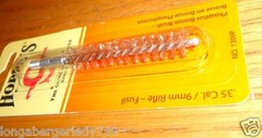 HOPPES BRONZE .35 CAL 9mm GUN CLEANING BRUSH RIFLE PISTOL BORE CLEANER GUN TOOL