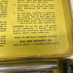 Vintage Brite-Bore Deluxe Gun Cleaning Kit
