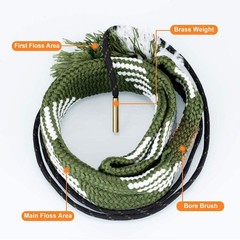 Luoxun-LX Snake Cleaner 20 GA Gauge Cleaning kit Supplies Barrel Cleaning Bor…