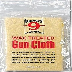 NEW! Wax Treated Gun Cloth – Hoppes 1217, Firearm Accessories Cleaning Products