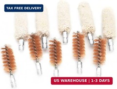 10 Pack Bore Brush/Swab Kit,Shoutgun/Pistol Bore Brushes Cleaning Mop Brushes (.