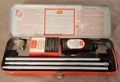 Vintage Sears Roebuck and Co GUN CLEANING KIT No. 6 20222 20-28 ga Metal Box
