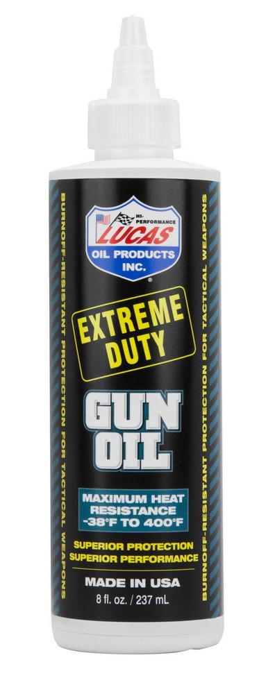 Lucas Oil Products Extreme Duty Gun Oil 8oz Bottle – LO10870