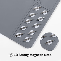 Gun Cleaning Mat Rifle Pistol Gun Mat with Magnetic Dots, Non-Slip Oil Resistant